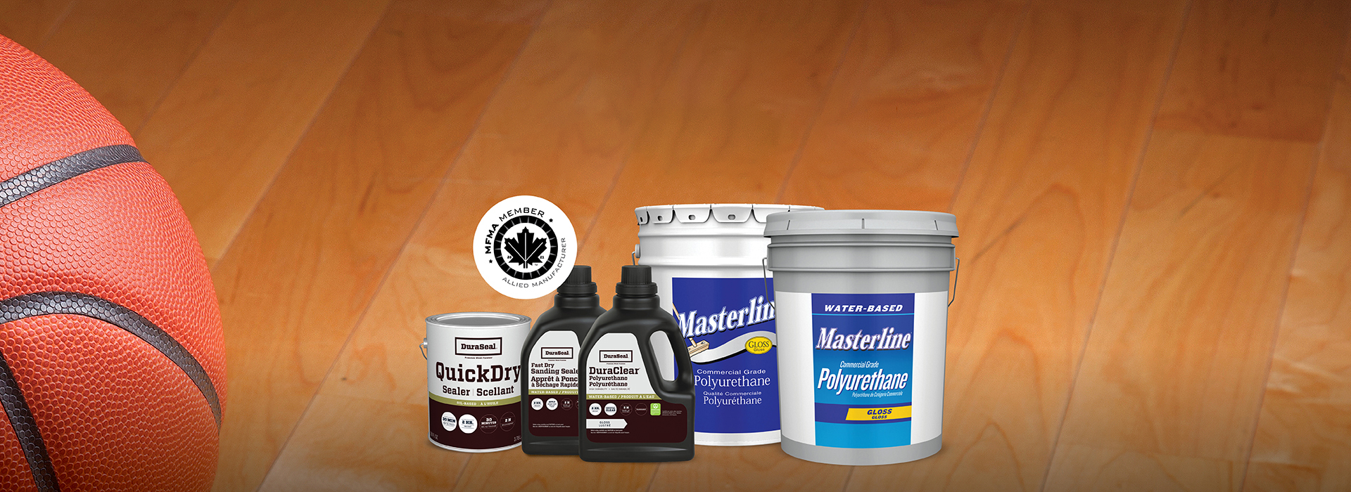 Our MFMA approved products for sports floors